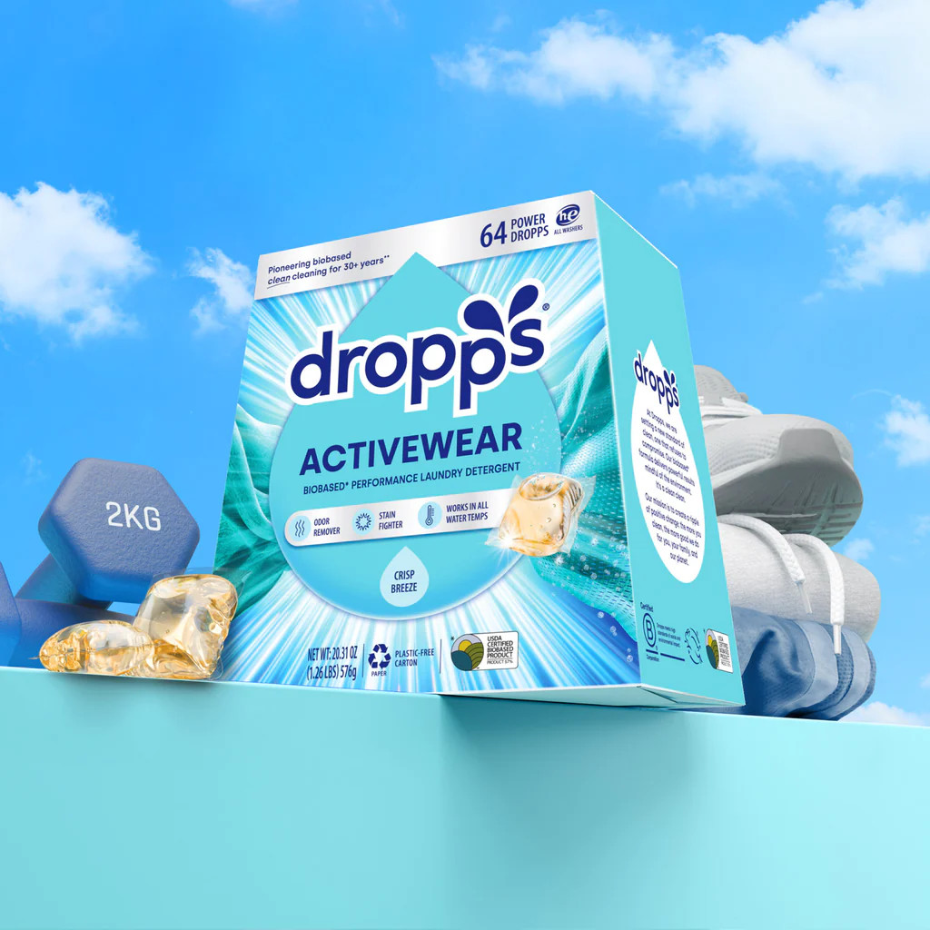 Activewear Laundry Detergent Pods, Crisp Breeze | Dropps