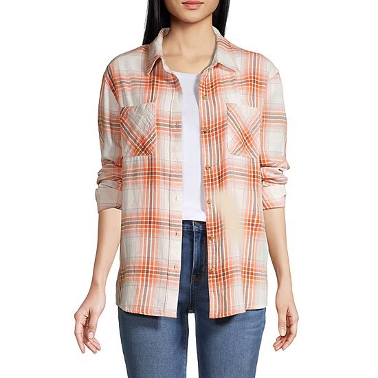 new!a.n.a Womens Long Sleeve Regular Fit Button-Down Shirt | JCPenney
