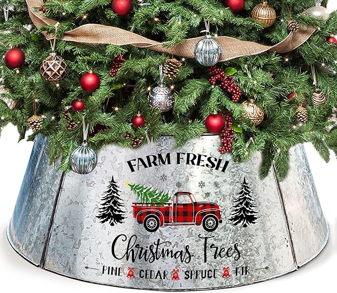 cocomong Metal Christmas Tree Collar 29 Inch Diameter Base, Christmas Tree Ring, Christmas Tree C... | Amazon (US)