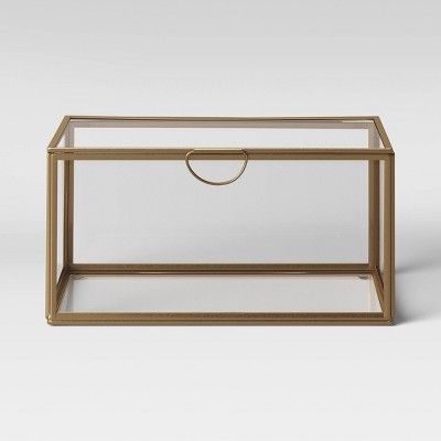 4" x 8" Decorative Metal/Glass Box - Opalhouse™ | Target