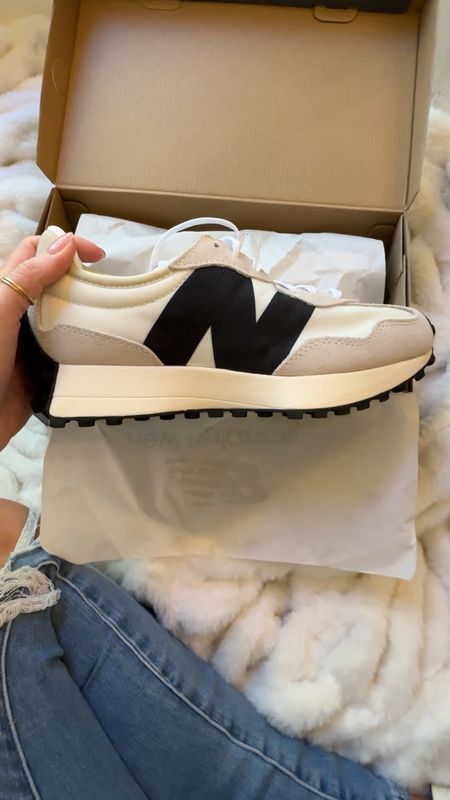 The cutest neutral sneakers! I have wanted these forever and they finally came back in stock! I love the pop of black on them! They run true to size and are super comfortable and so cute!

#newbalancesneakers #neutralsneakers #athleisureoutfit

#LTKGiftGuide #LTKshoecrush #LTKstyletip