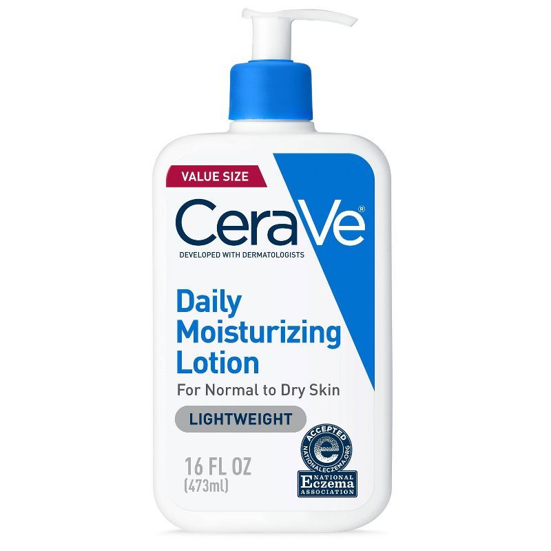 CeraVe Daily Face and Body Moisturizing Lotion for Normal to Dry Skin - Fragrance Free - 16 fl oz | Target