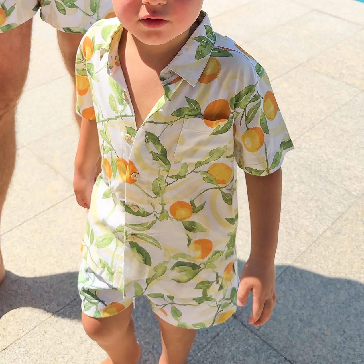 The Valencia - Boys Hawaiian Shirt | Kenny Flowers