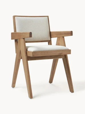 Upholstered Dining Chair Sissi with Armrests | Westwing UK