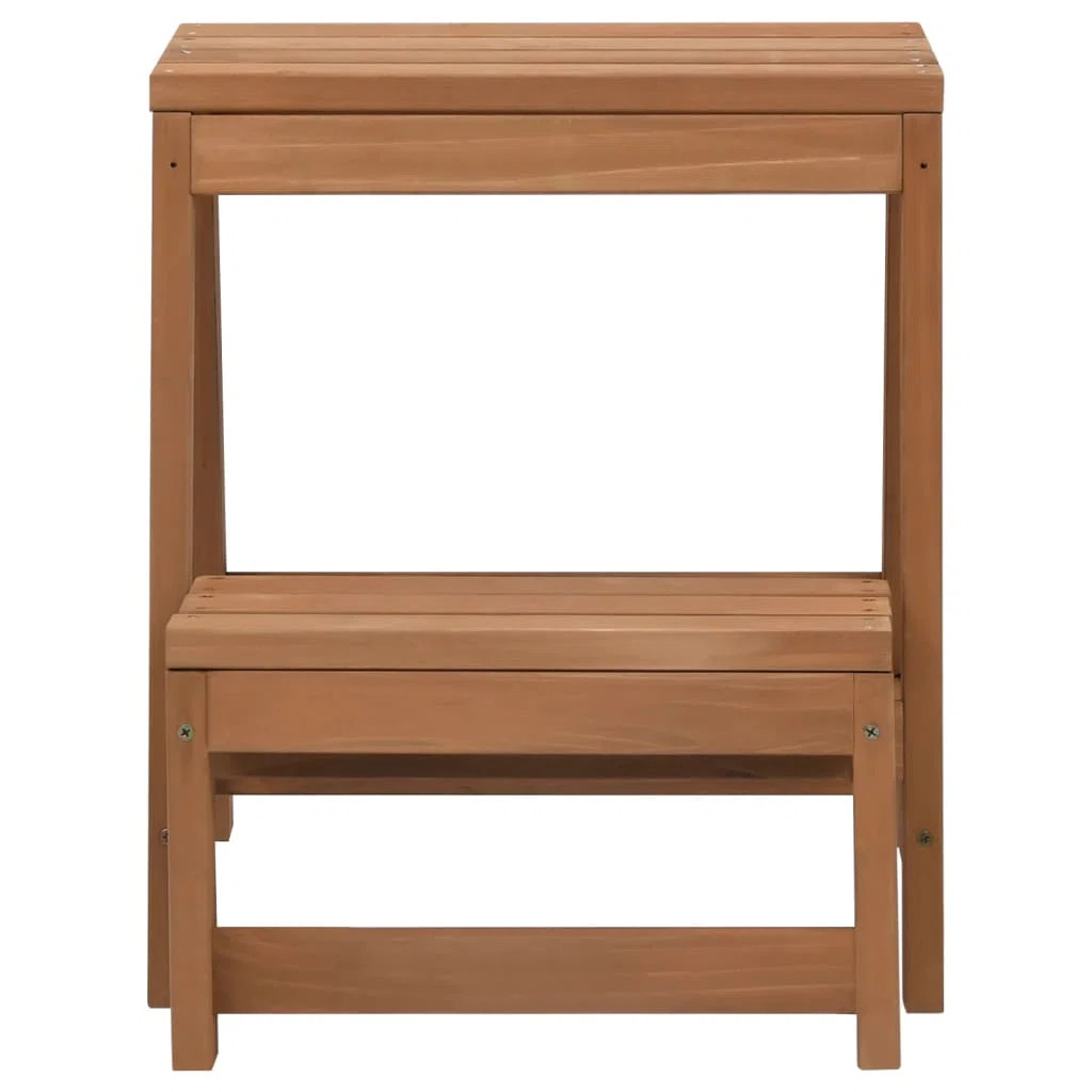 Foldable Step Stool Solid Firwood | Wayfair North America