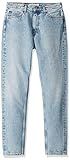 Calvin Klein Jeans Women's High Rise Slim Fit Jeans, TASH Blue, 26x30 | Amazon (US)