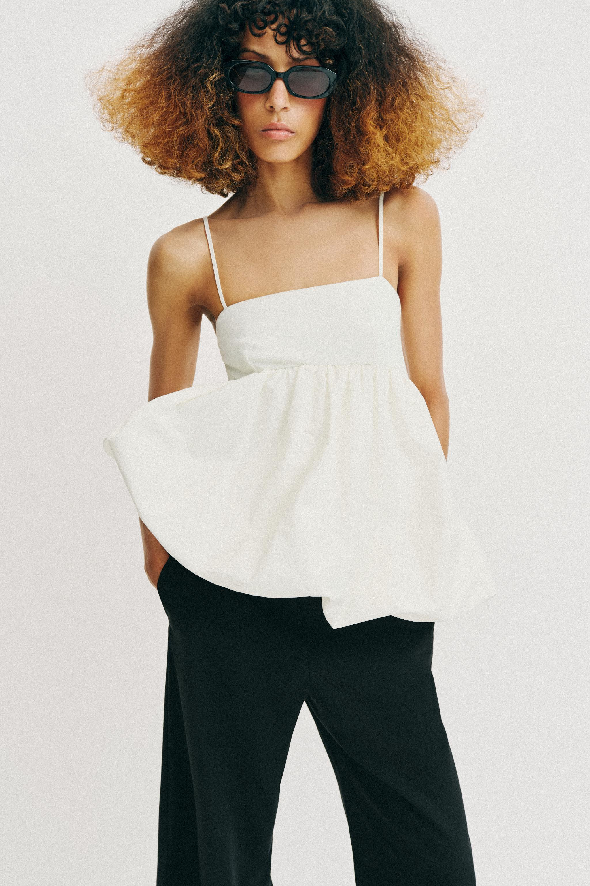 BALLOON STRAP TOP | Zara US