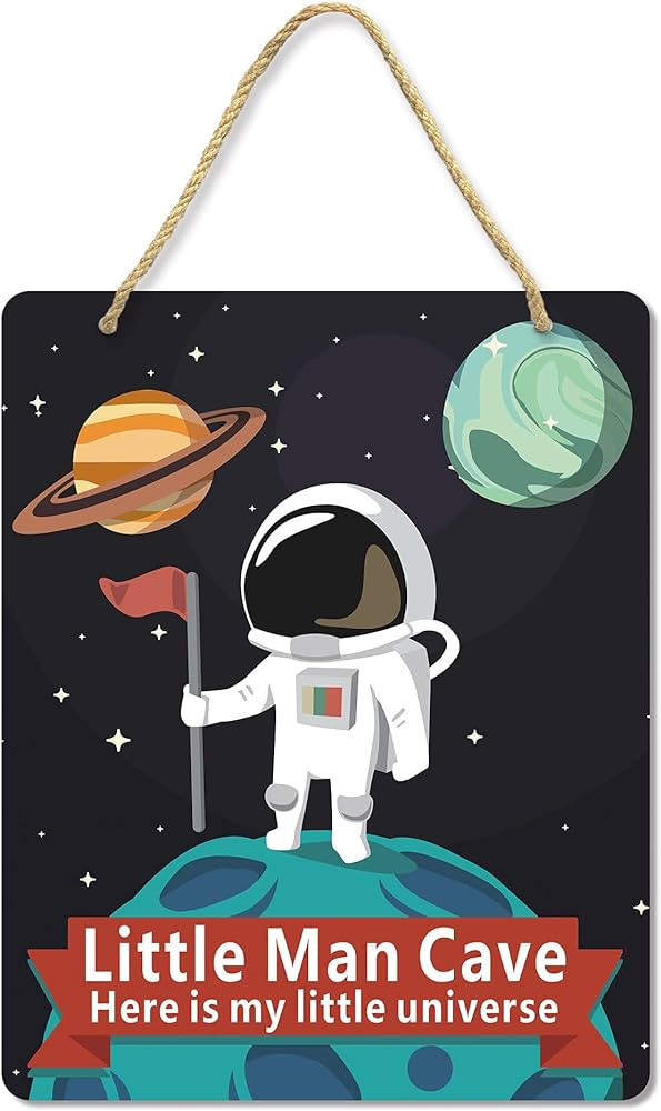 Uflashmi Decoración de habitación de bebé, decoración de cueva de hombre pequeño para guarde... | Amazon (US)