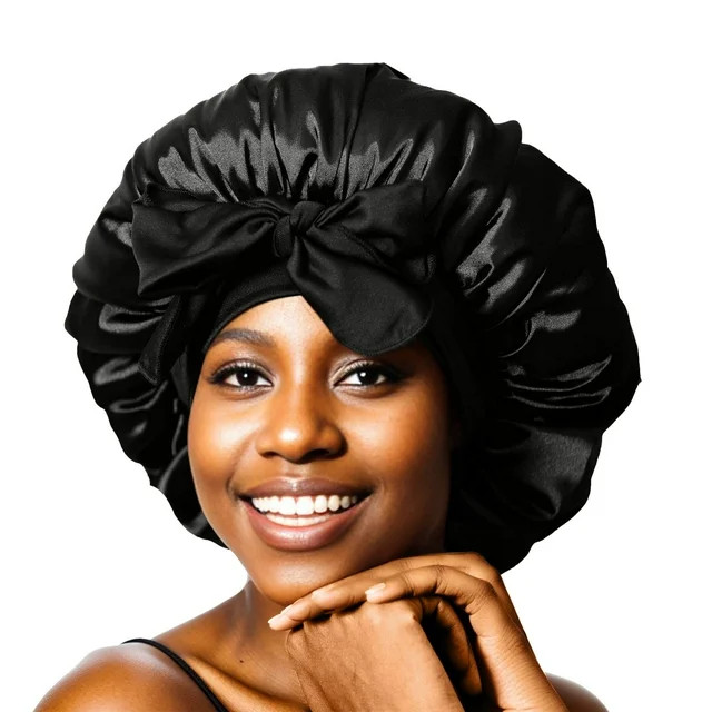 ZENMELE Berets Sun Hat Silk Bonnet For Sleeping Satin Bonnet Hair Bonnet Adjustable Tie Bonnets S... | Walmart (US)