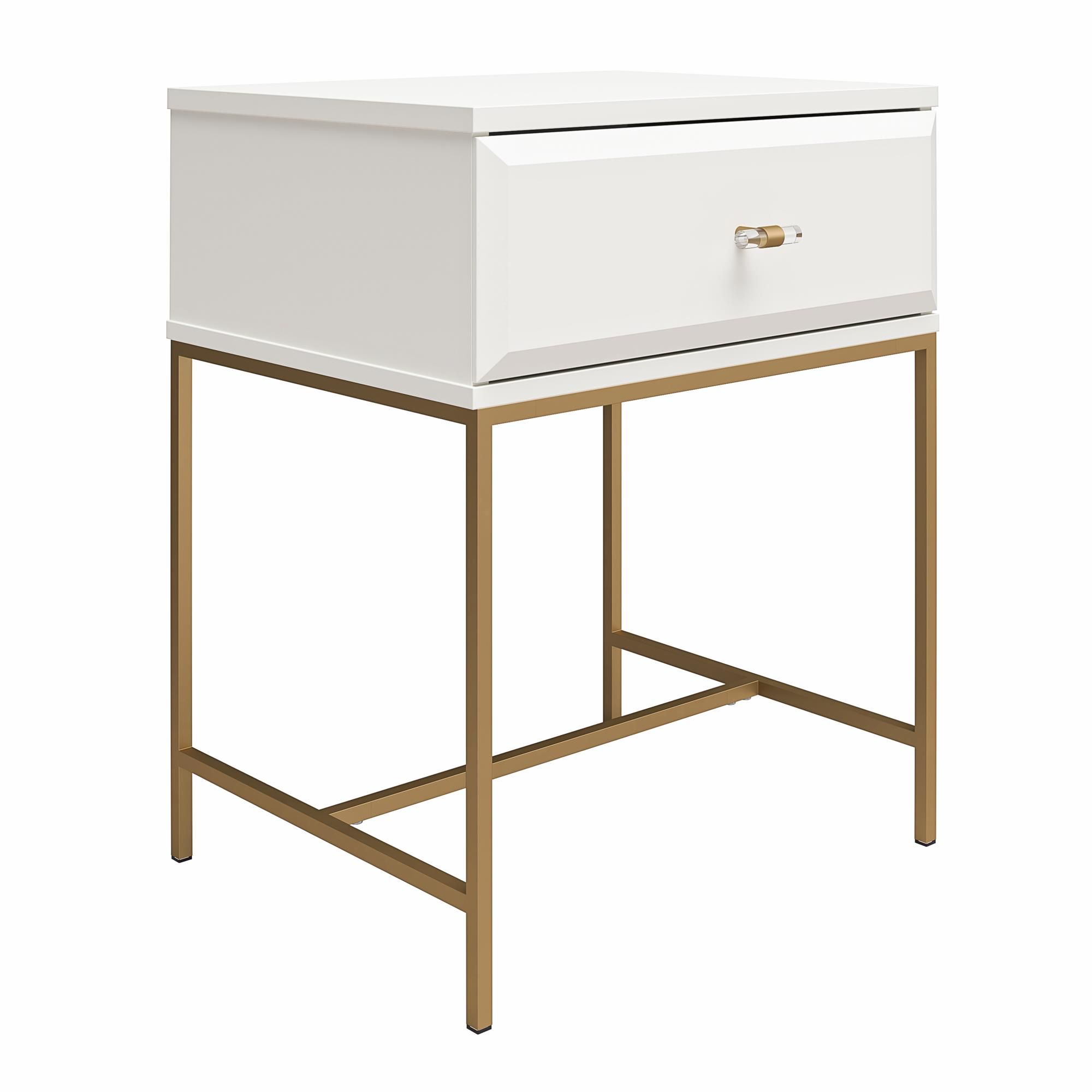 Mr.Kate Effie Nightstand, White | Walmart (US)