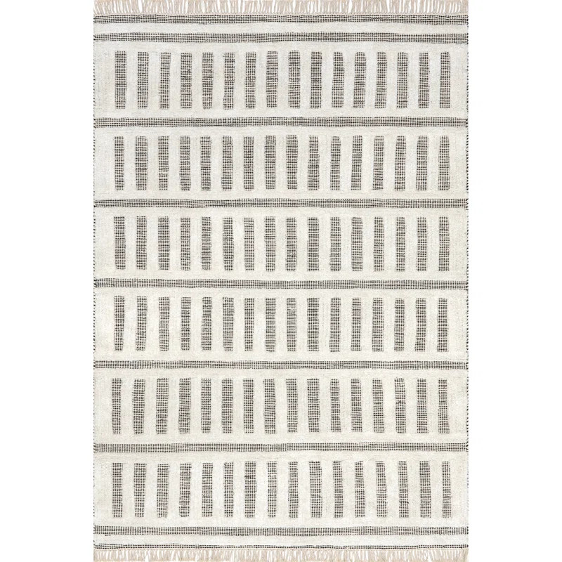 Merrick Tasseled Wool Area Rug | Wayfair North America