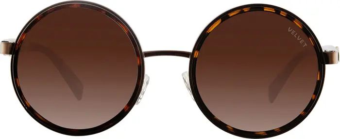 Essie 52mm Gradient Round Sunglasses | Nordstrom