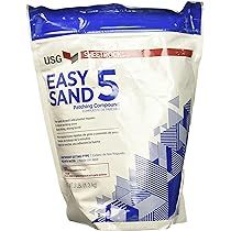 U S Gypsum TV206470 USG-384024-3lbs Easy Sand5 3LB Compound, 3 lb, White | Amazon (US)