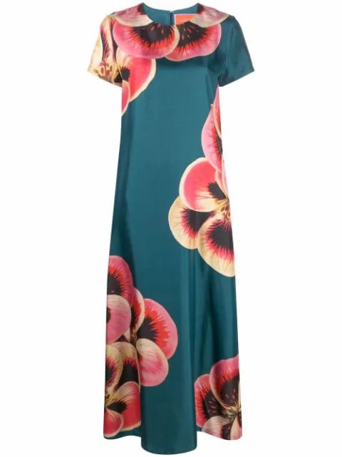 silk swing dress | Farfetch Global