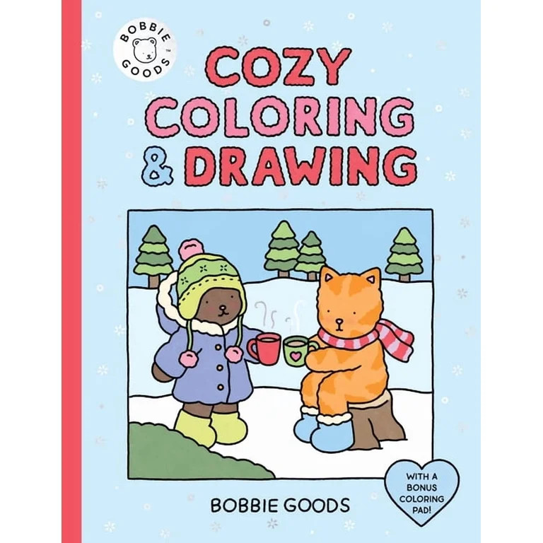 Official Bobbie Goods Bobbie Goods Cozy Coloring & Drawing: With a Bonus Coloring Pad, (Paperback... | Walmart (US)