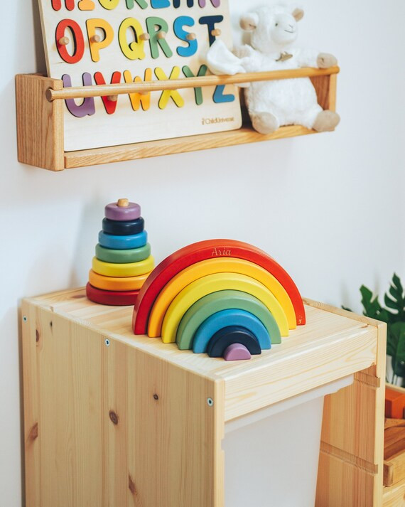 Stacking Toy Personalized Gift for Baby Montessori Toys Wooden | Etsy | Etsy (US)