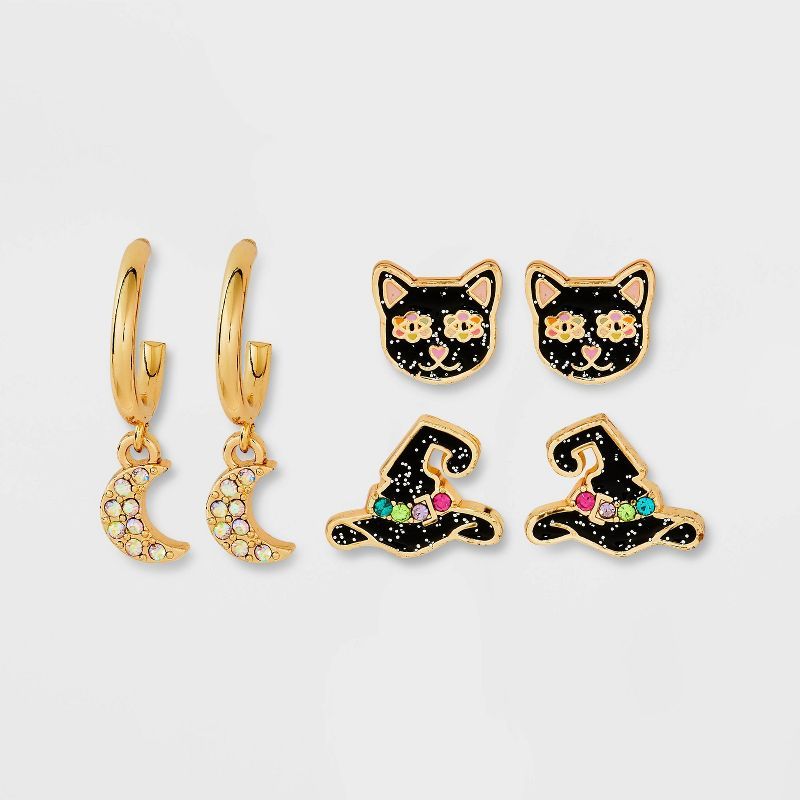 SUGARFIX by BaubleBar 'Toil and Trouble' Statement Earrings - Gold | Target