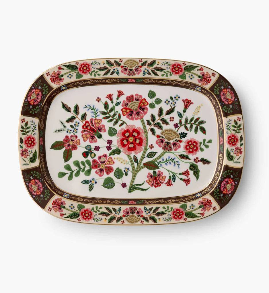 Large Porcelain Serving Platter - Gracie | Rifle Paper Co.