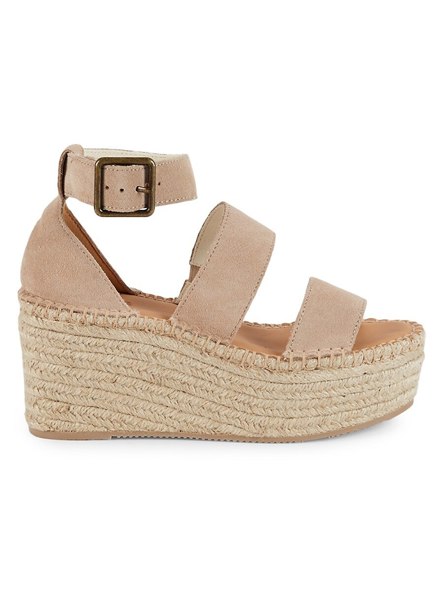 Soludos Women's Palma Suede Espadrille Platform Sandals - Blush - Size 6.5 | Saks Fifth Avenue OFF 5TH