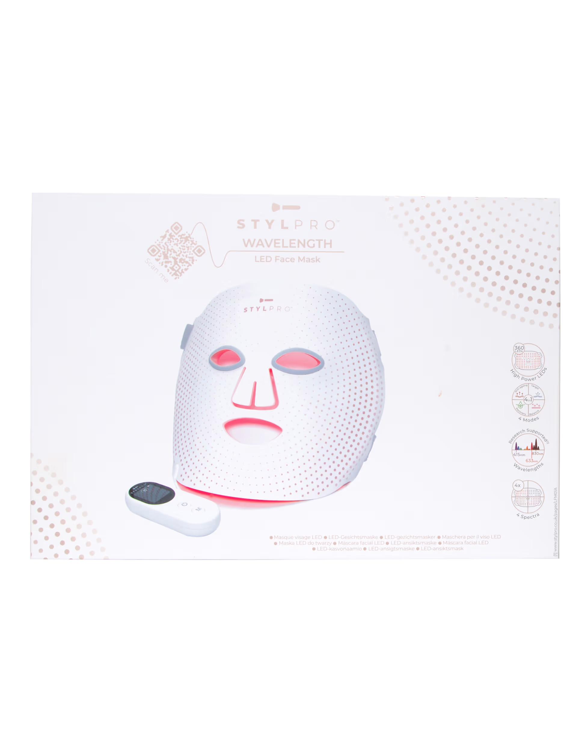 StylPro wavelength led face mask in white | ASOS (Global)