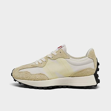 New Balance Women's 327 Casual Shoes in Off-White/Angora Size 7.5 Leather/Nylon/Suede | Finish Line (US)