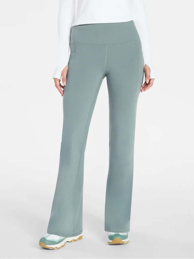 Avia Women's and Women's Plus SoftSculpt Flare Leggings with Pockets, Sizes XS-4X | Walmart (US)
