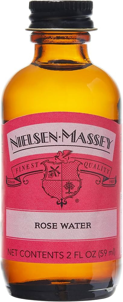 Nielsen-Massey Rose Water for Baking, Cooking and Drinks, 2 Ounce Bottle | Amazon (US)