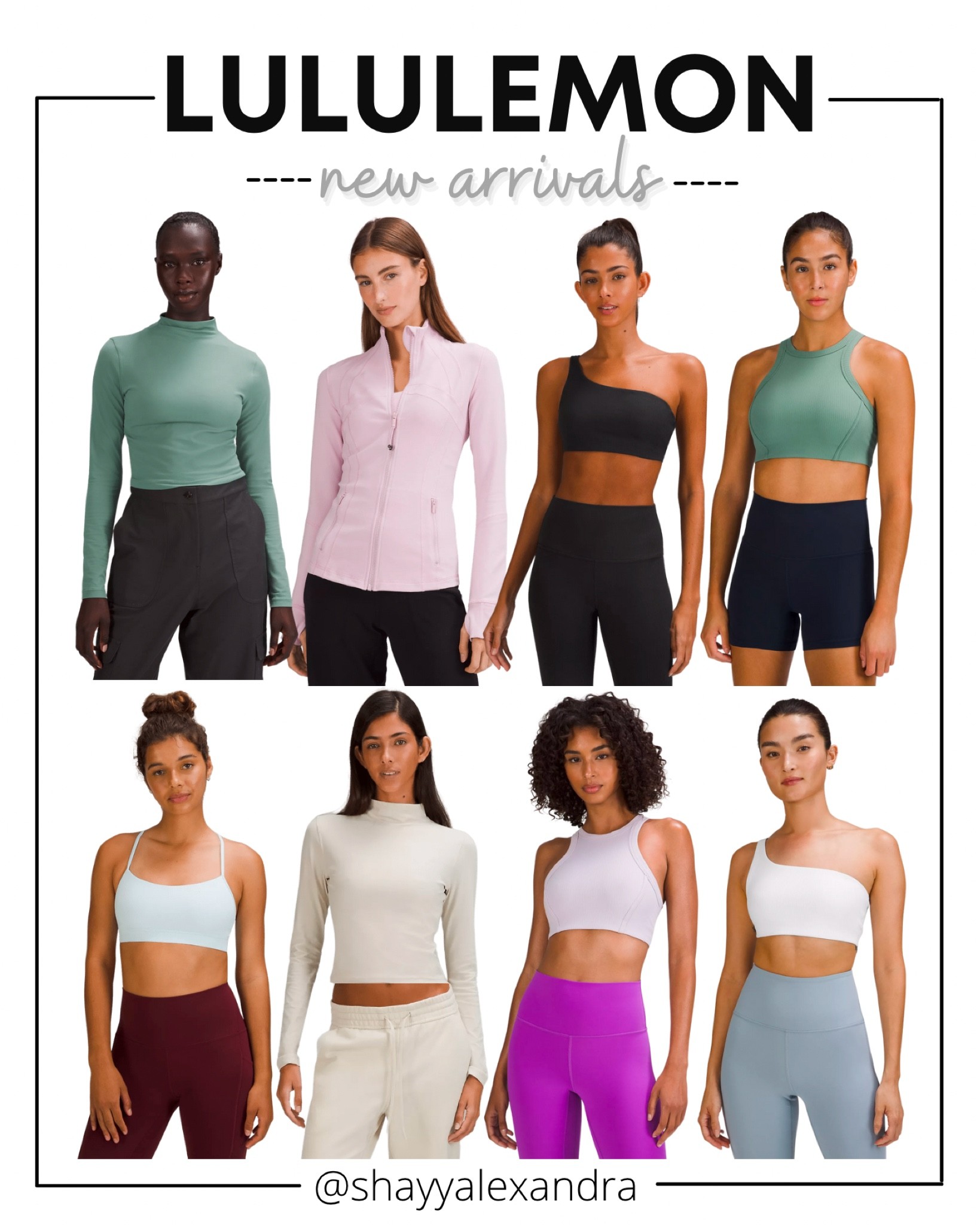 New arrivals from Lululemon! Love the new colors of the All Aligned Mockneck and new styles of ribbed Nulu bras.

Cropped Shirt | Mockneck | Sports Bra | Jacket | Activewear | Athleticwear | Fitness | Yoga

#LTKfit
