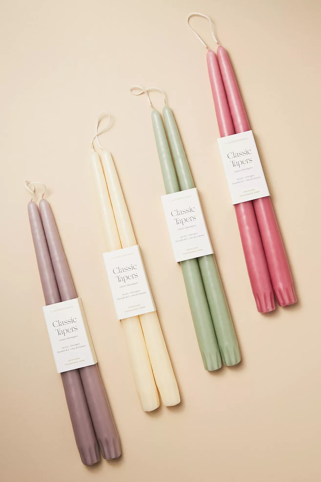 Taper Candles, Set of 2 | Anthropologie (US)