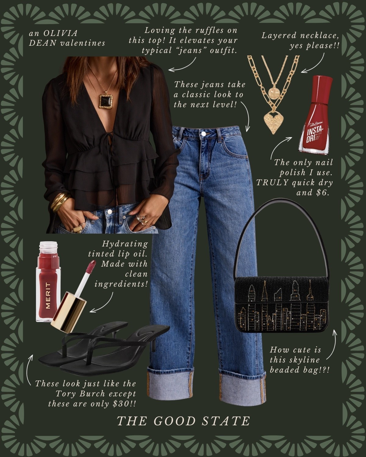 An Olivia Dean Valentines Day🎀

Valentine’s Day, galentines day outfit, ootd, 12th tribe, Tuckernuck, Anthro, anthropologie, beauty, outfit idea, preppy, classic, timeless, beaded purse, leopard, kitten, heels, satin dress, two-piece outfit, sneakers, earrings, trending, concert, outfit, Valentine’s Day, outfit, little black dress, date, night, outfit, heart, necklace, heart, jewelry, socks, earrings, sunglasses, quince, Amazon fashion, Nordstrom, Walmart, fashion, target fashion, Sephora

#LTKSeasonal #LTKValentine