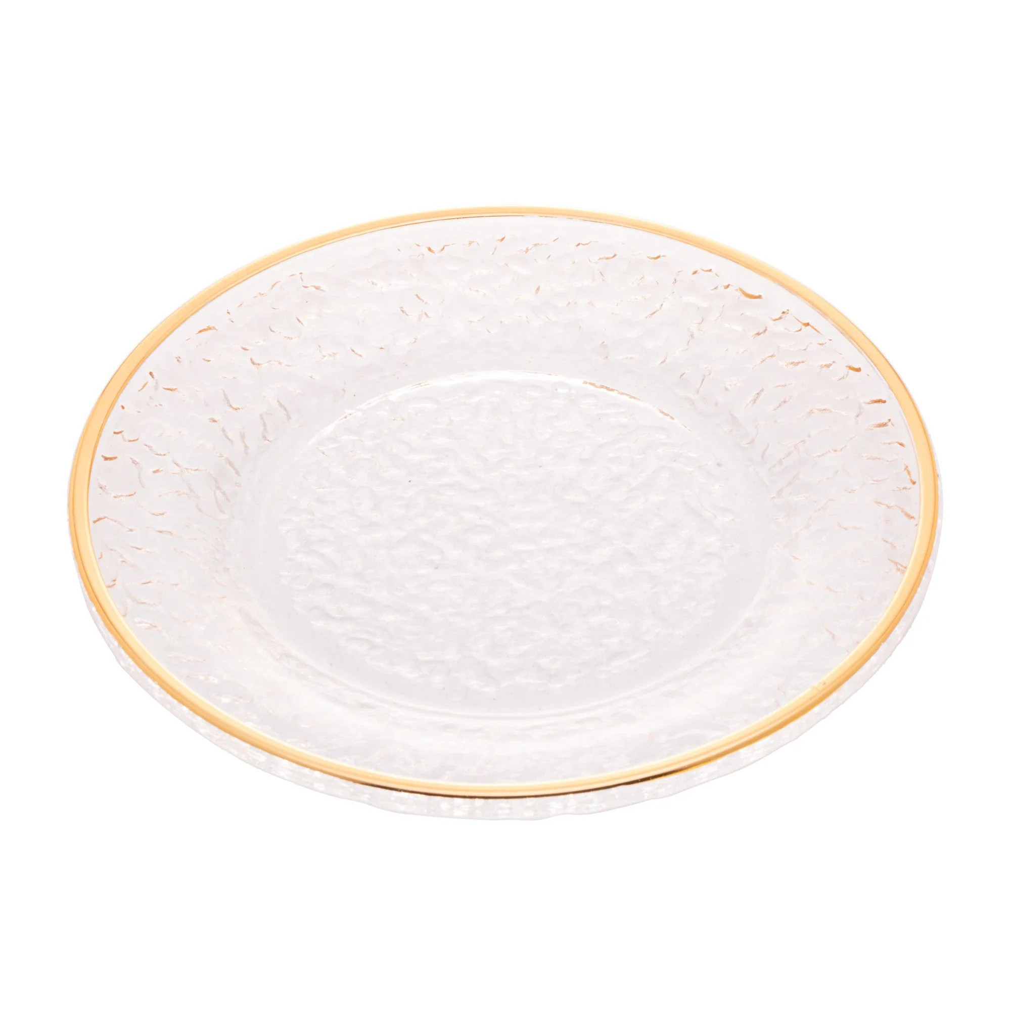 Prato de Sobremesa Martelado Fio Dourado - Camicado | Camicado (BR)