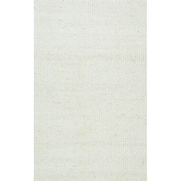 Ava Handmade Handwoven Wool Area Rug in Off-White | Wayfair North America