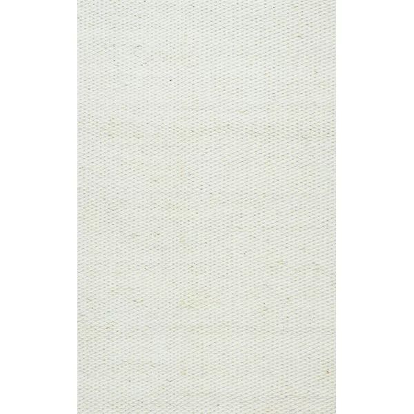 Ava Handmade Handwoven Wool Area Rug in Off-White | Wayfair North America