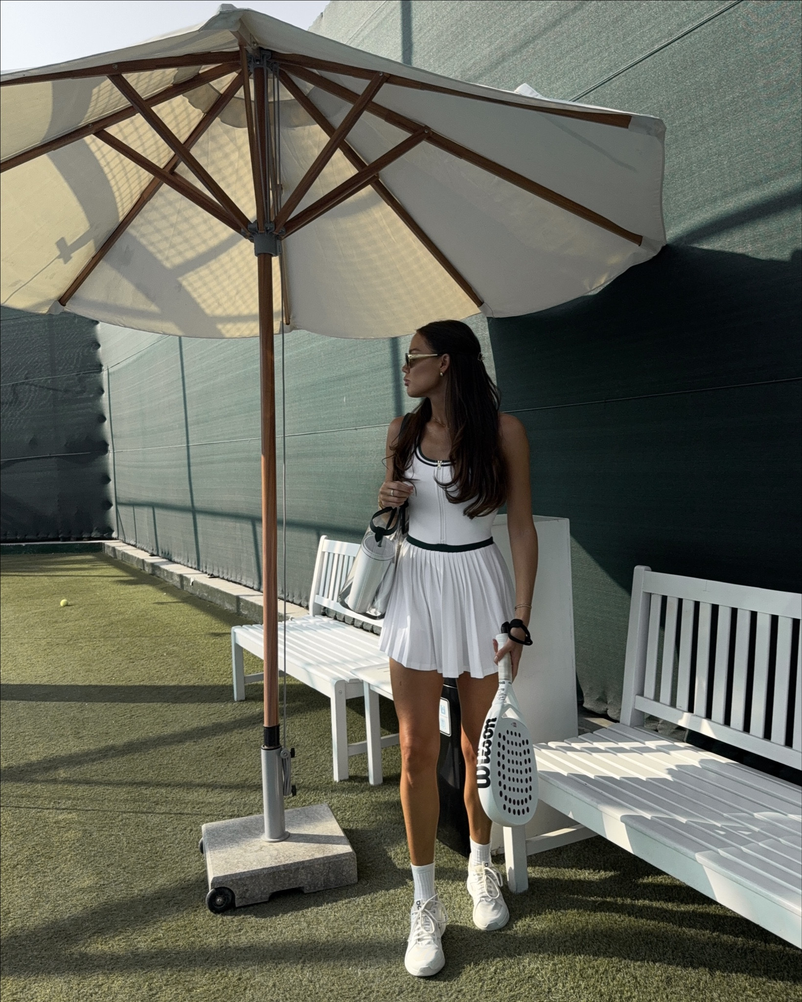 Game, set, match 🎾 

Padel style, tennis dress, varley, on running, Lacoste, sports dress, court style 

#LTKstyletip #LTKfitness #LTKdresses