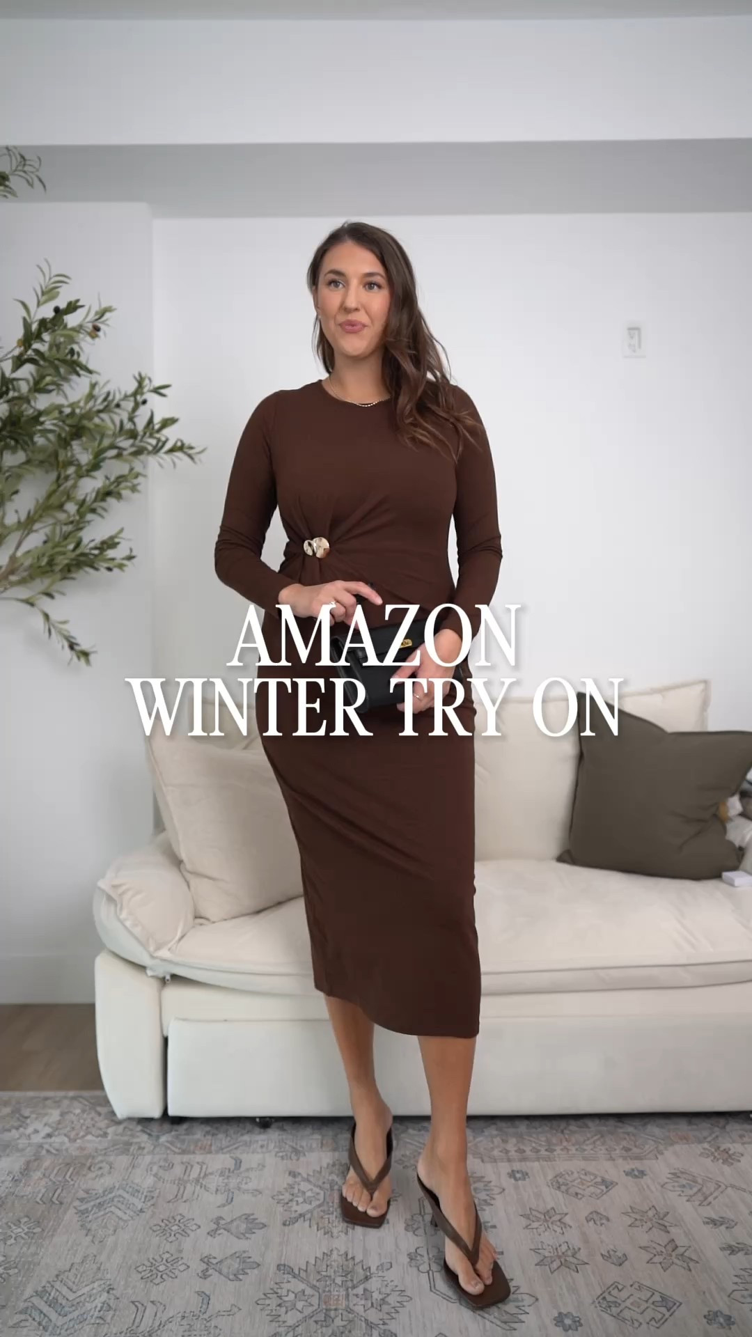 Amazon winter finds that seriously surprised me ❄️🤎
From dresses to sweaters to coats — sharing how these pieces fit, feel, and actually look on a real body. All items are linked and tagged so you can easily shop what catches your eye.

⸻

Keywords: 
Amazon winter outfits, Amazon winter try on, Amazon dresses, Amazon sweaters, Amazon coats, Amazon jackets, Amazon fashion finds, Amazon fall winter outfits, affordable winter fashion, neutral winter outfits, Amazon midi dress, Amazon sweater dress, Amazon faux fur jacket, Amazon layering pieces, everyday winter outfits, casual winter style, dressy winter outfits

#LTKootd #LTKMidsize #LTKSeasonal
