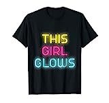 This Girl Glows Retro 80's Neon Party Shirt | Amazon (US)