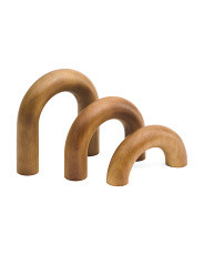 Set Of 3 7.5in Solid Wood Arch Decor Set | Pillows & Decor | Marshalls | Marshalls