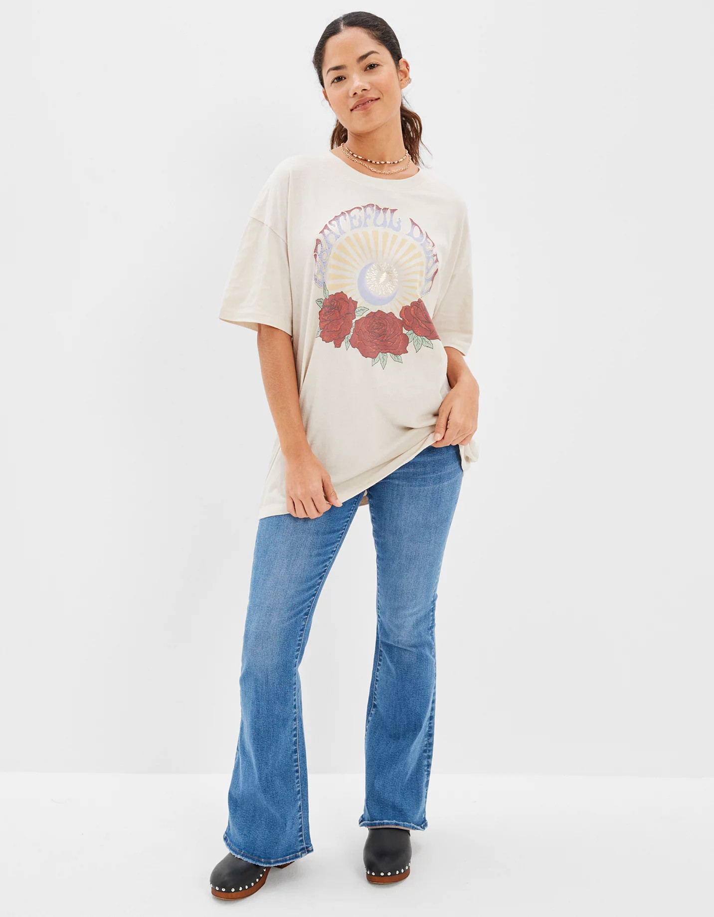 AE Oversized Grateful Dead Graphic Tee | American Eagle Outfitters (US & CA)