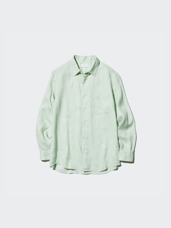 Premium Linen Shirt | UNIQLO (US)