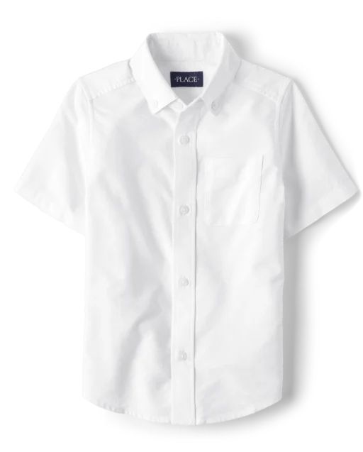 Boys Uniform Short Sleeve Oxford Button Down Shirt | The Children's Place