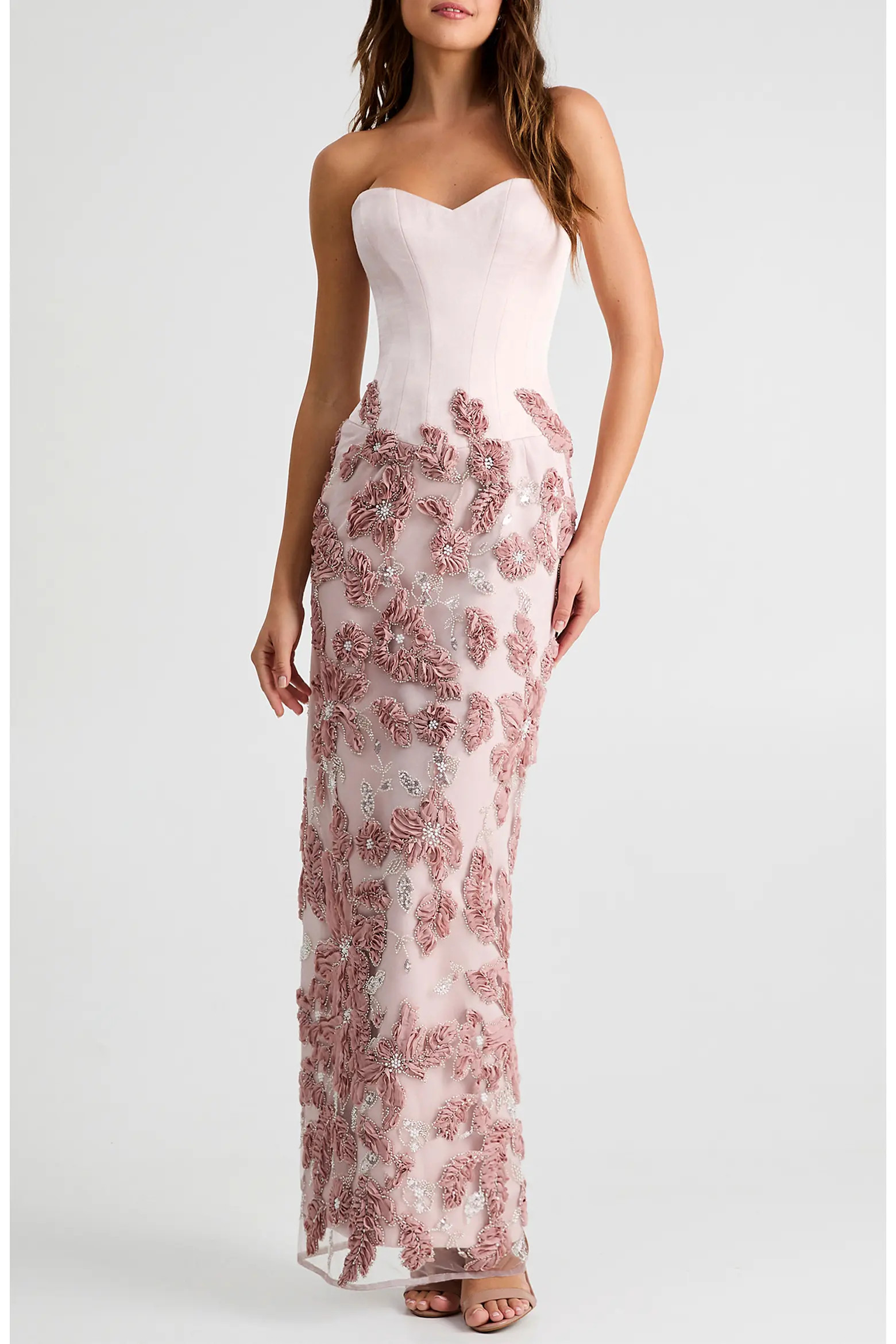 Julia Embellished Strapless Gown (Women) | Nordstrom | Nordstrom