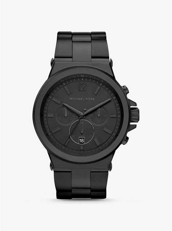 Oversized Dylan Black-Tone Watch | Michael Kors US