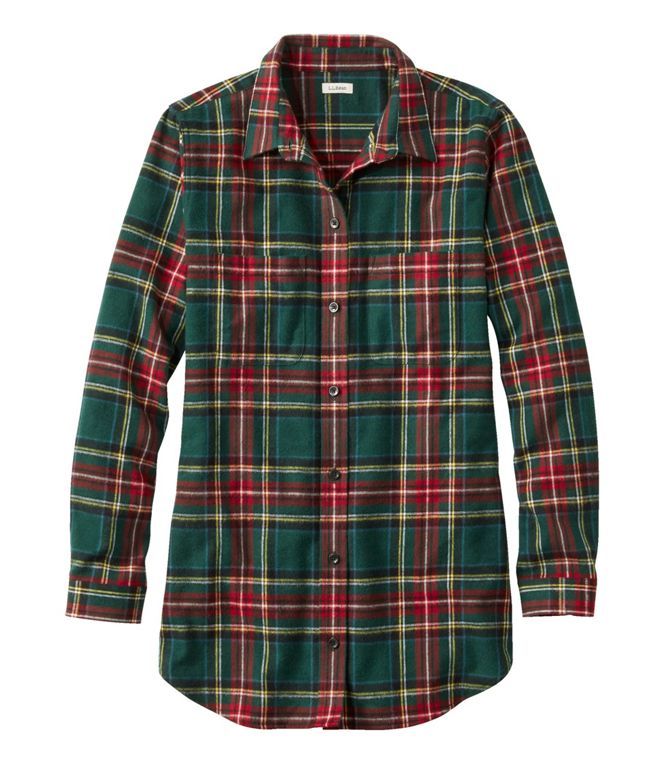 Women's Scotch Plaid Flannel Shirt, Tunic | L.L. Bean