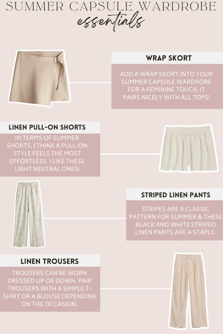 Summer Capsule Wardrobe Essentials 2024 

#LTKSeasonal #LTKStyleTip #LTKFindsUnder50