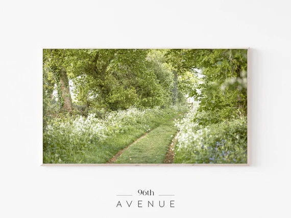 Spring Frame Tv Art | Samsung Frame Tv Art | Forest Flowers | Art For Frame Tv | Instant Download... | Etsy (US)