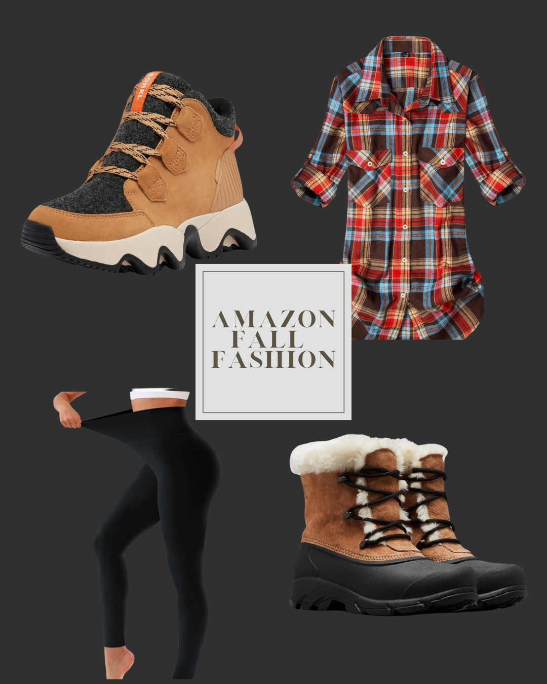 Amazon Fall Fashion #flannel #snowshoes #snowboots #fall  

 #LTKSeasonal #LTKU #LTKPlusSize