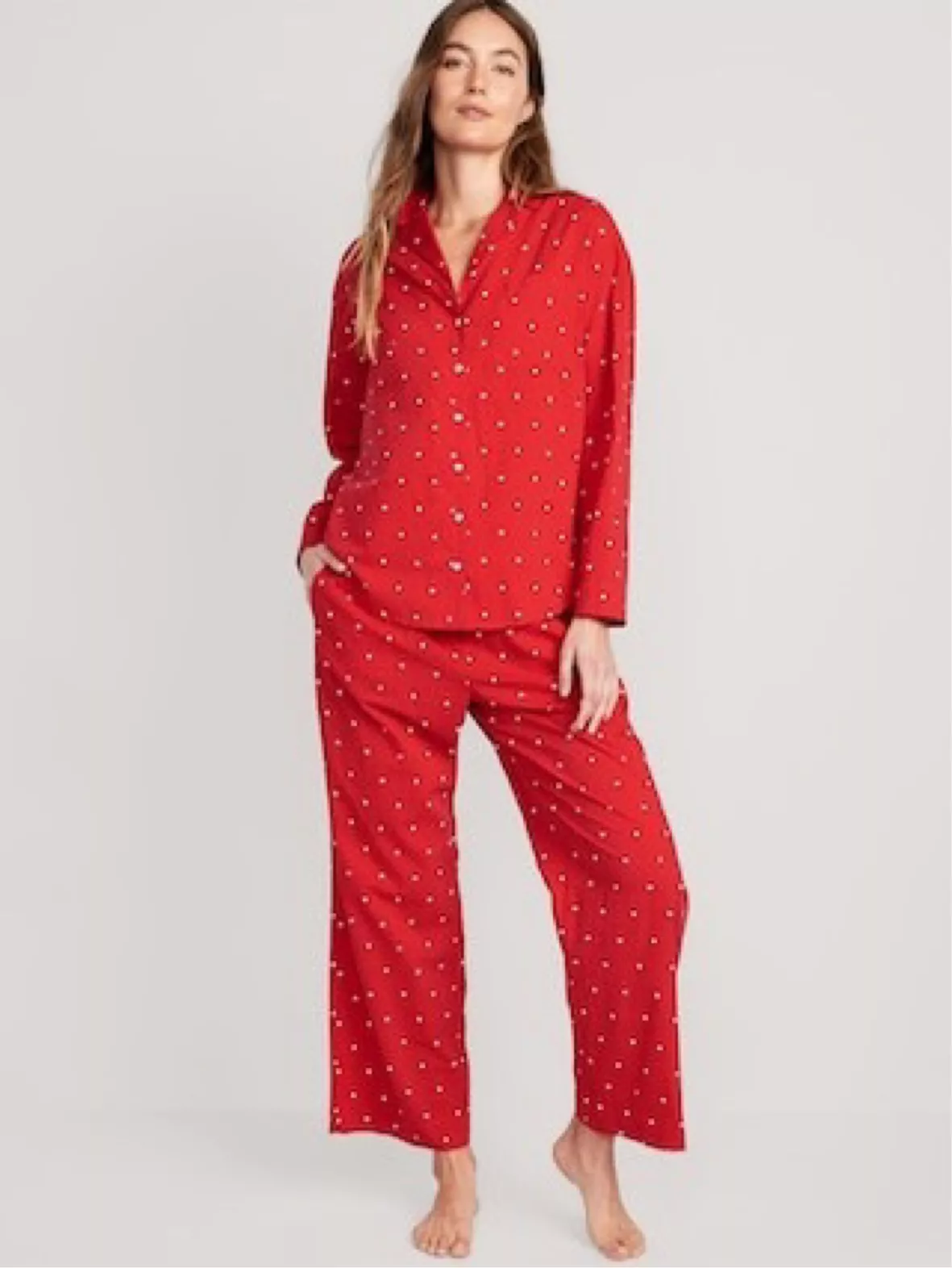 Mid-Rise Printed Flannel Pajama … curated on LTK