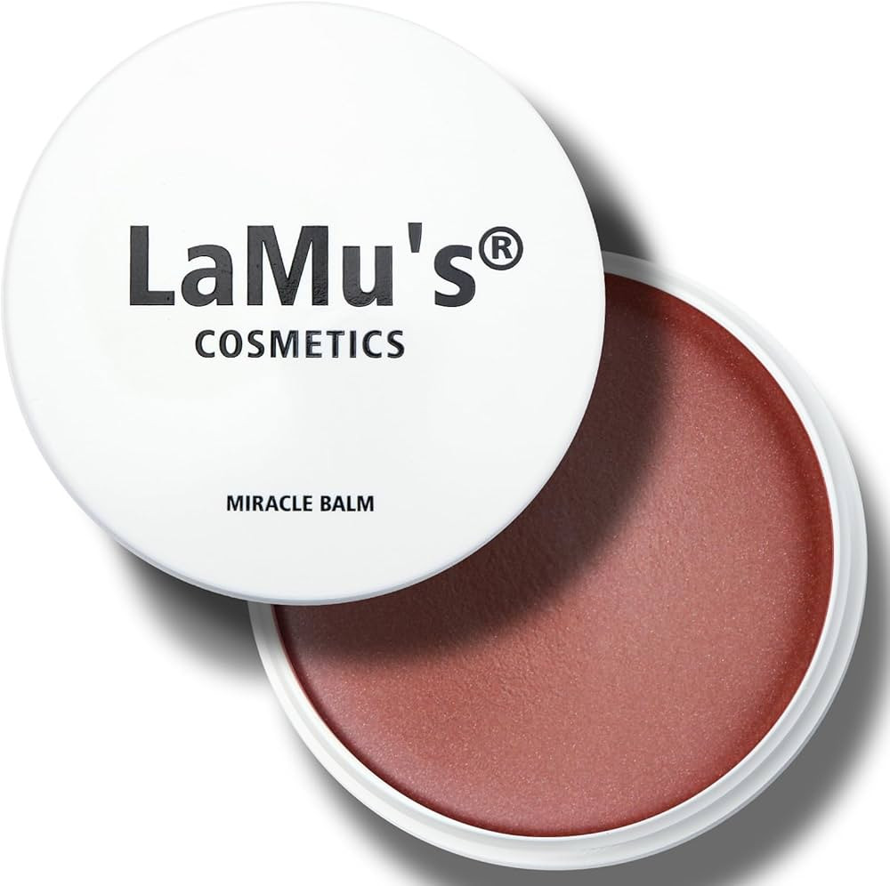 Lamu's Cosmetics Moisturizing Miracle Balm, Multi Glow Balm,Face Blush Cream Blush for Cheeks,Rad... | Amazon (US)