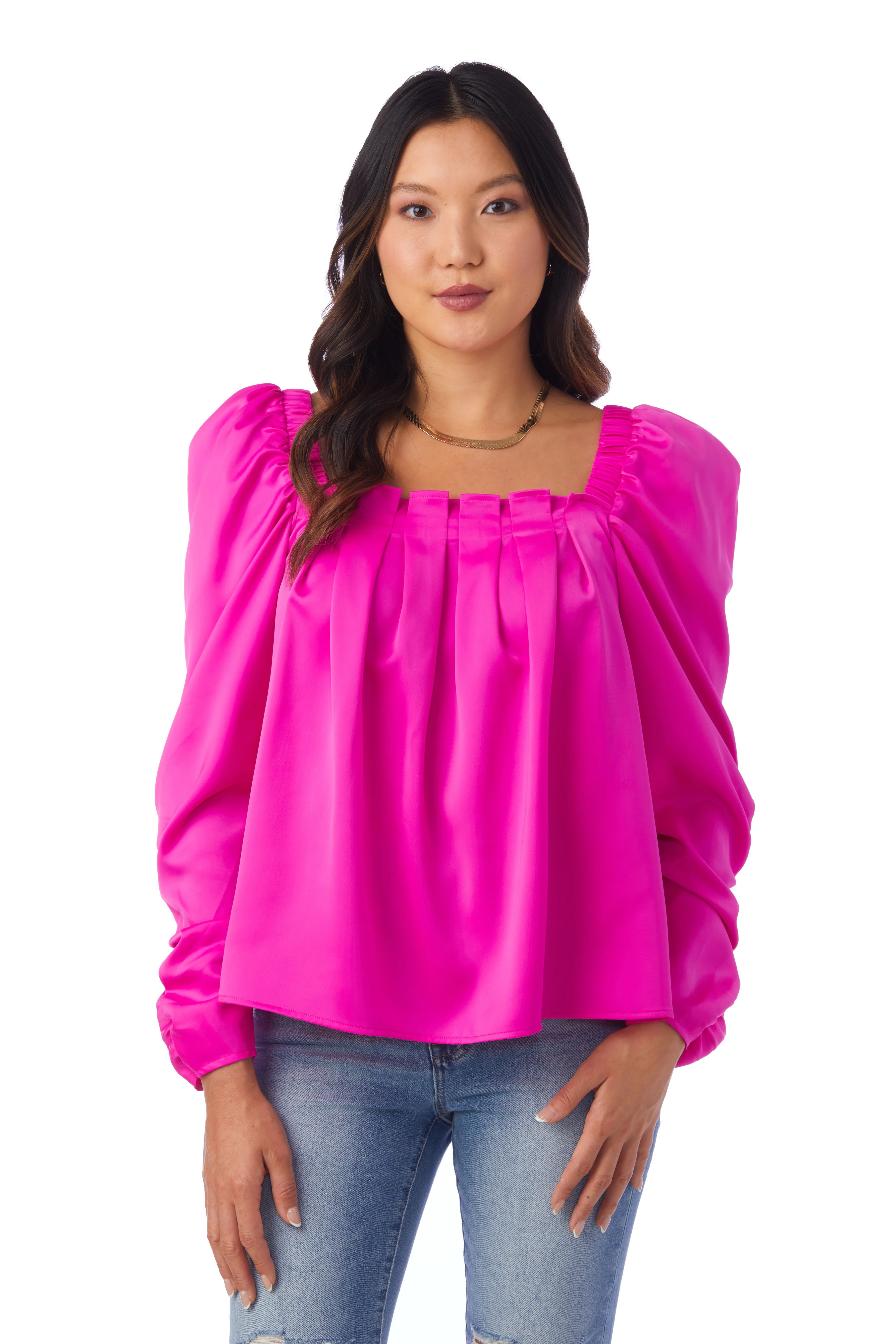 Winne Top in Mollie Pink - CROSBY by Mollie Burch | CROSBY by Mollie Burch