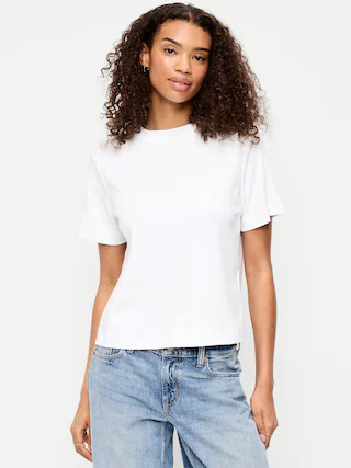 Heavyweight Crew-Neck T-Shirt | Old Navy (US)